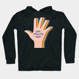 Love Who You Want Hoodie